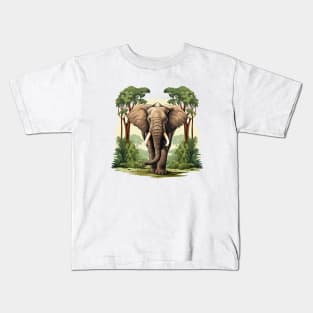 I Love Elephants Kids T-Shirt